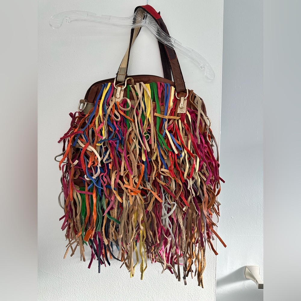 Multicolor Fringe Bag - Picture 2 of 4